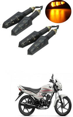 PRTEK Front, Side LED Indicator Light for Honda Dream Neo(Orange)