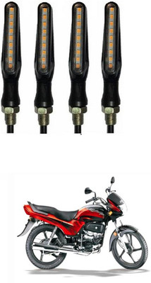 PRTEK Front, Side LED Indicator Light for Hero Passion Plus(Orange)