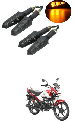 PRTEK Front, Side LED Indicator Light for Hero Splender iSMART(Orange)