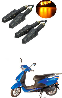 PRTEK Front, Side LED Indicator Light for Hero Universal For Bike(Orange)