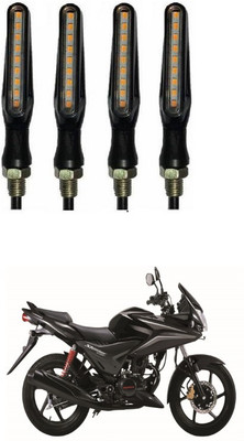 PRTEK Front, Side LED Indicator Light for Honda CBF Stunner(Orange)