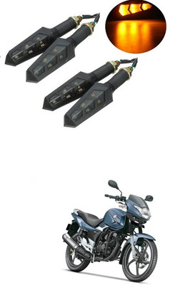 PRTEK Front, Side LED Indicator Light for Suzuki GS 150R(Orange)