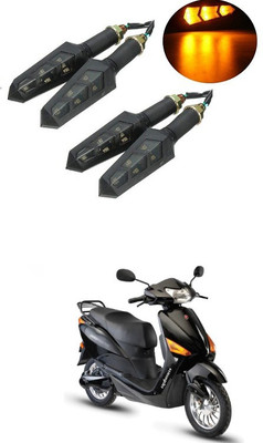 PRTEK Front, Side LED Indicator Light for Hero Universal For Bike(Orange)