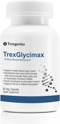 Trexgenics TREXGLYCIMAX- 4X Advanced Glucose Management (60 Veg. Caps)(60 No)