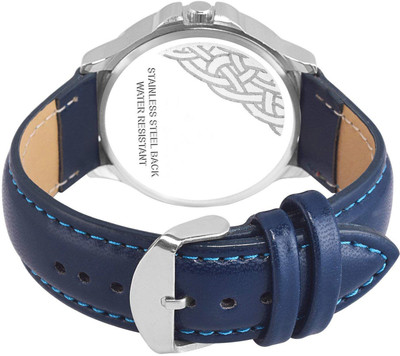 Eagle Fly Foxter FX-472 Blue Display Blue Strap Latest Stylist Premium Quality Different Attractive Look Classic Designers Analog Watch - For Men