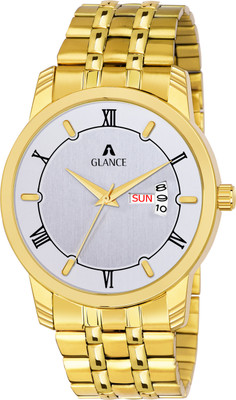 Aglance AG 1774YM01 DATE & DAY WITH LONG LAST GOLD PLATED WATCH FOR MEN AG 1774YM01 DATE & DAY WITH LONG LAST GOLD PLATED WATCH FOR MEN Analog Watch  - For Men