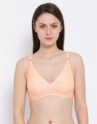 Clovia Women Full Coverage Non Padded Bra(Orange)