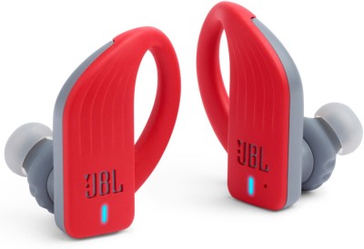 JBL Endurance Peak IPX7 True Wireless Bluetooth Headset(Red, Grey, True Wireless)