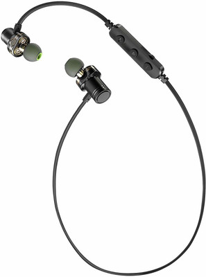 Red Lemon Dhoom Pro D200 Wireless in-Ear Sports Headphone Bluetooth Headset(Active Black, In the Ear)