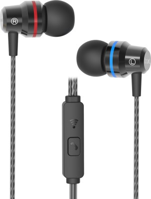 boAt Bassheads 106 Wired Headset(Black, In the Ear)