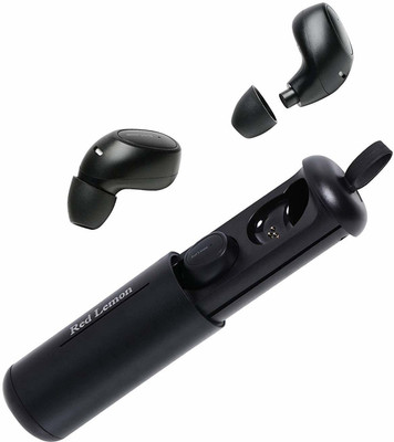 Red Lemon T500 Wireless with Charging Case Bluetooth Headset(Black, In the Ear)