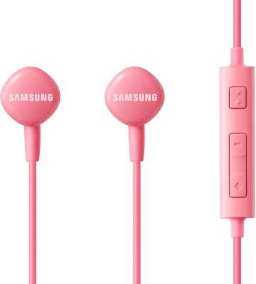 Samsung HS130 with mic In-the-ear Headset(Pink, In the Ear)