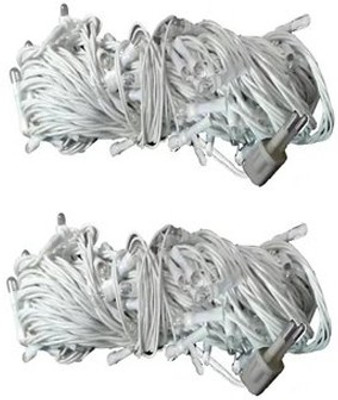 EmmEmm 45 LEDs 11.18 m White Steady String Rice Lights(Pack of 2)