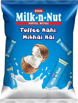 Mahak Milk N Nut | Pouch coconut and milk Toffee