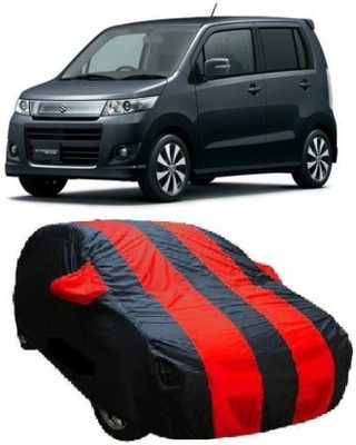 AUTO STAR Car Cover For Mahindra Rexton (With Mirror Pockets)(Red, Blue)