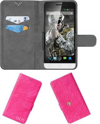 ACM Flip Cover for Xolo Play 8x-1100(Pink, Cases with Holder, Pack of: 1)