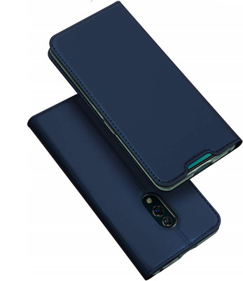 Vodex Flip Cover for Realme X(Blue, Dual Protection)