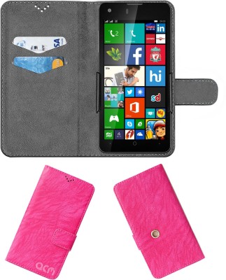 ACM Wallet Case Cover for Xolo Q900s(Pink, Cases with Holder, Pack of: 1)