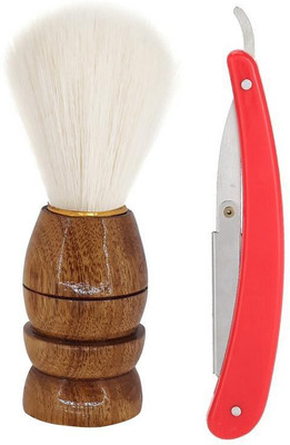 Angel Infinite Classic Straight Razor and Shaving Brush(2 Items in the set)