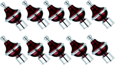 GROWNIX Maroon Rod Rail Bracket Metal(Pack of 10)