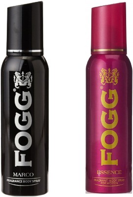 FOGG MARCO ESSENCE Deodorant Spray  -  For Men & Women(150 ml, Pack of 2)