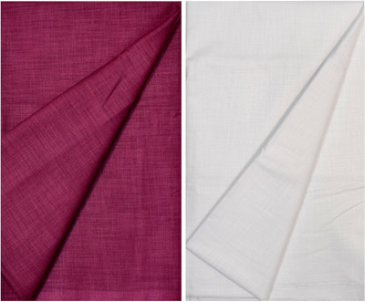 KUNDAN SULZ GWALIOR Cotton Blend Solid Kurta Fabric