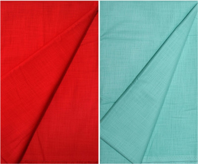 KUNDAN SULZ GWALIOR Cotton Blend Solid Kurta Fabric