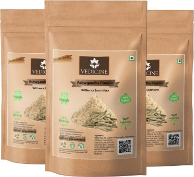 VEDICINE Bio Organic ASHWAGANDHA Root powder(300 g)