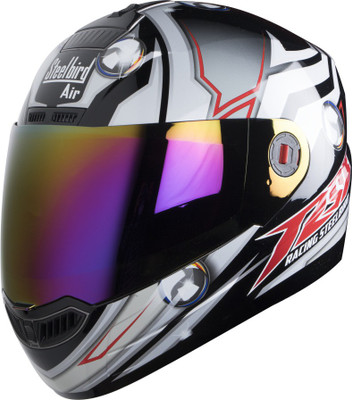 Steelbird S A 1 CH MA Motorbike Helmet(BLACK GREY)
