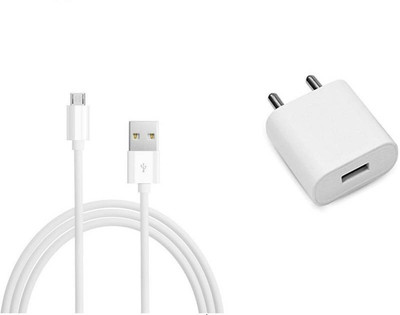 Setster 5 W 3.1 A Wall Charger for Mobile with Detachable Cable(White, Cable Included)