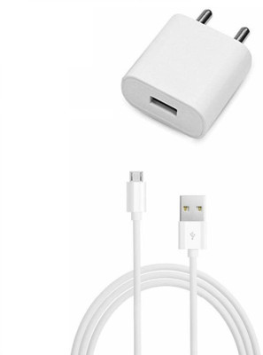 Webilla Wall Charger Accessory Combo for Vivo V9 6 RAM(White)