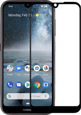 Genron Edge To Edge Tempered Glass for Nokia 4.2(Pack of 1)