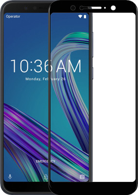 Genron Edge To Edge Tempered Glass for Asus Zenfone Max Pro M1(Pack of 1)