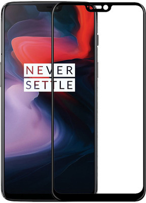 TrueObjects Edge To Edge Tempered Glass for OnePlus 6(Pack of 1)