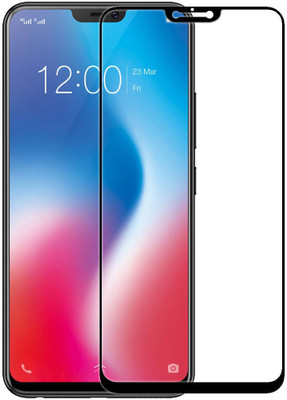 Genron Edge To Edge Tempered Glass for Vivo V9(Pack of 1)