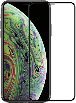 Genron Edge To Edge Tempered Glass for Apple iPhone XS(Pack of 1)
