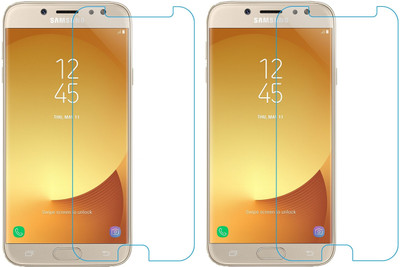 Maxpro Tempered Glass Guard for Samsung Galaxy J7 Pro(Pack of 2)