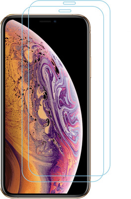 Spinzzy Tempered Glass Guard for Apple iPhone XS(Pack of 2)