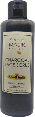 Khadi Mauri Charcoal_Face_Scrub - Pack of 1 Scrub(210 ml)