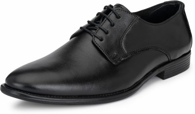 KATENIA Leather Formal Office Wear Lace Up For Men(Black)