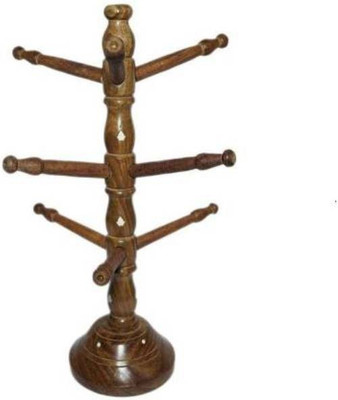 Aayat Enterprises Wooden Bangle Stand Decorative Showpiece Decorative Showpiece  -  38 cm(Wood, Brown)