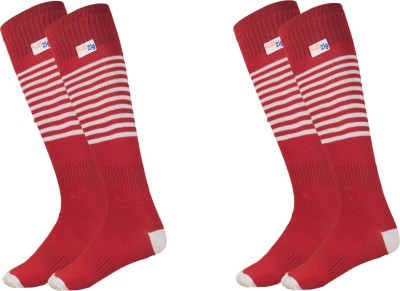 MATTZIG Men & Women Striped Knee High(Pack of 2)