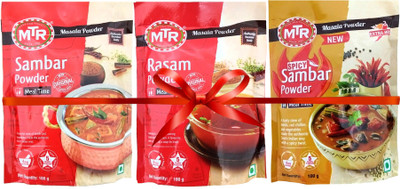 MTR Spicy Sambar, Sambar and Rasam Powder(3 x 100 g)
