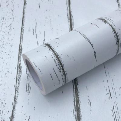 WolTop Wall Stickers Wallpaper Office Shelves Cabinets Wood Print Furniture Decoration Self Adhesive Extra Large PVC Wallpaper