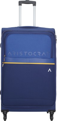 Aristocrat BREZZA 4W STROLLY (E) 79 BLUE Check-in Luggage - 28 inch  (Blue)