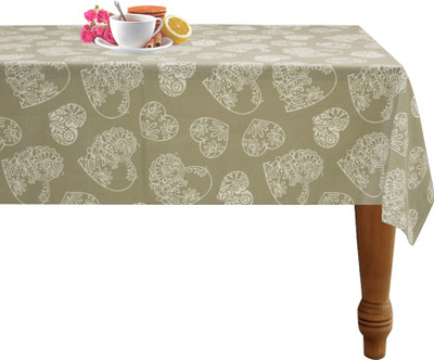 AIRWILL Printed 6 Seater Table Cover(Multicolor, Cotton)
