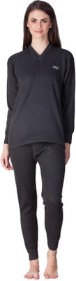 LUX COTT'S WOOL Women Top - Pyjama Set Thermal