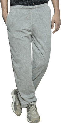 Indistar Solid Men Grey Track Pants