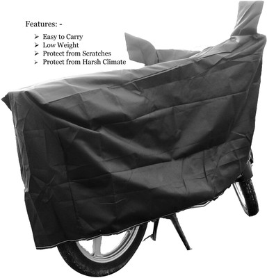 Akshita Enterprises Two Wheeler Cover for Hero(Duet, Black)