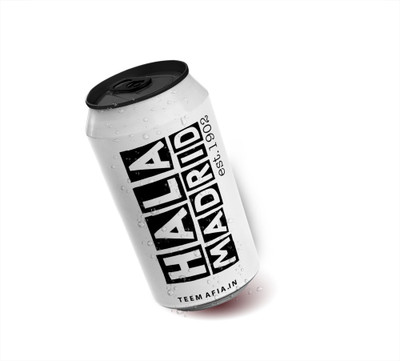 Tee Mafia Hala madrid 1902 350 ml Water Bottle(Set of 1, White)